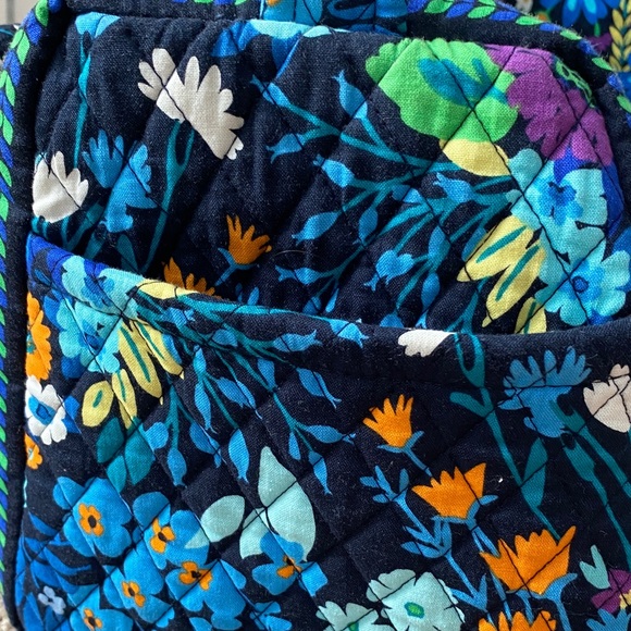 Vera Bradley Midnight Blues Travel Duffel Tote Bag - Picture 9 of 11